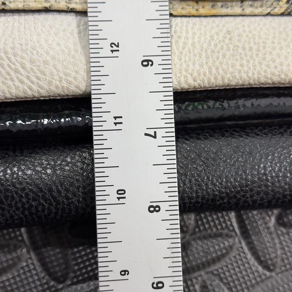 Kardashian Kollection Women's Black Snake Print Zipper Pockets Crossbody Purse - Picture 16 of 16